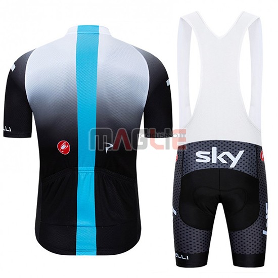 Maglia Sky Manica Corta 2019 Bianco Nero